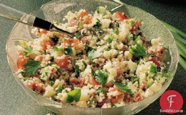 Cheese and Ham Tabbouleh Salad