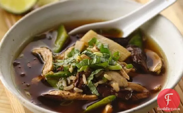 Asian Mushroom Chicken Soup