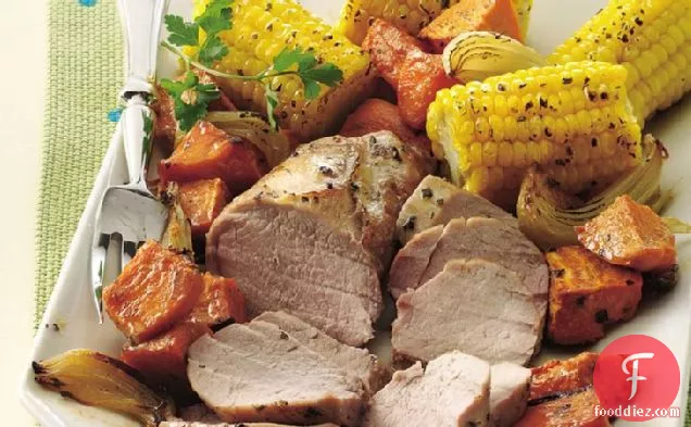 Roasted Pork Tenderloins and Vegetables