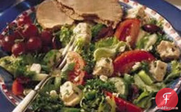 Greek Chicken Salad with Mint Vinaigrette