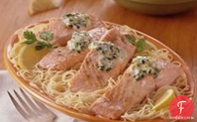 Baked Salmon with Cilantro