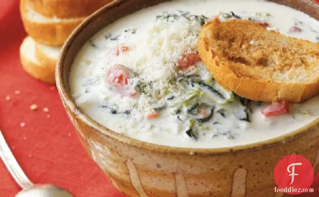 Spinach Dip Soup