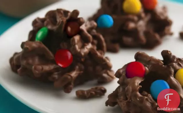 No-Bake Chocolate Cereal Drops