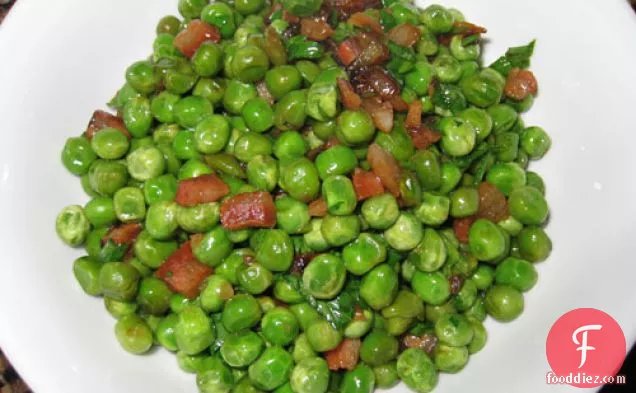 Peas With Pancetta And Shallots