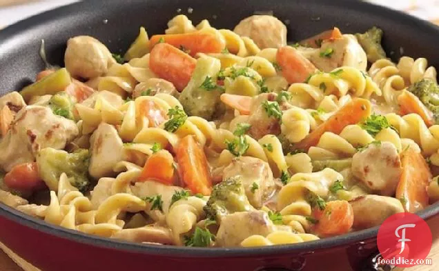 Chicken and Noodles Skillet