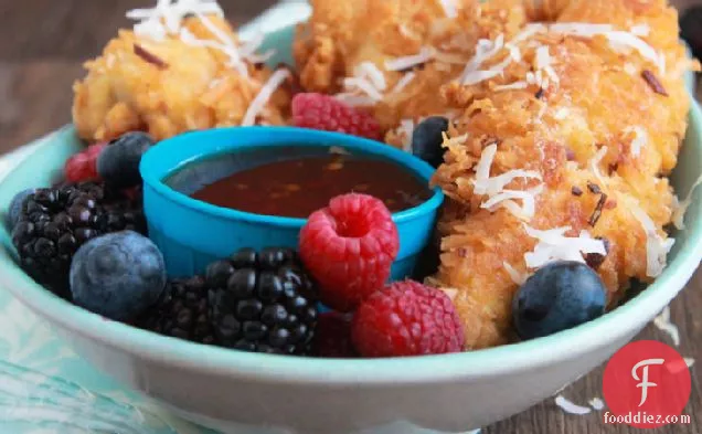 Coconut Chicken Tenders with Sweet Chili Sauce