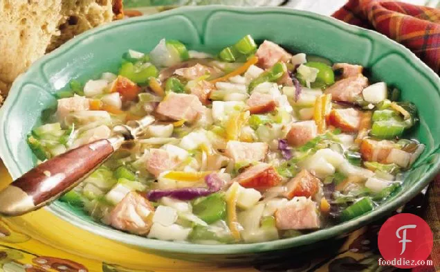 German Sausage and Cabbage Soup