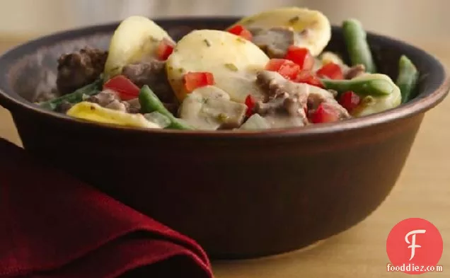 परिवार स्ट्रैगनॉफ आलू