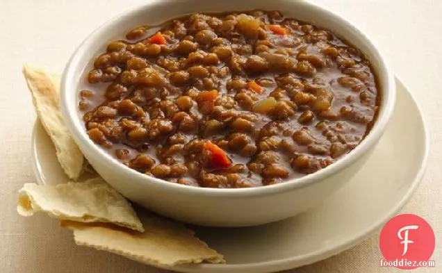 धीमी कुकर ब्राउन दाल का सूप