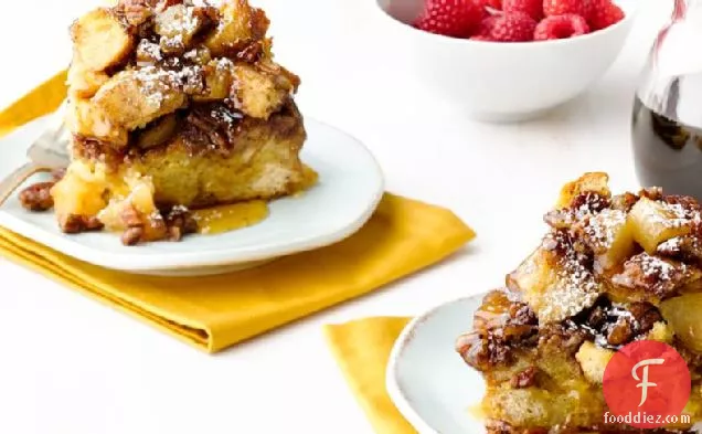 Slow-Cooker Caramel Apple French Toast