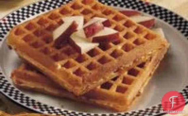 Bacon and Swiss Waffles