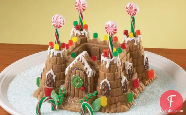 Gingerbread Castle Cake