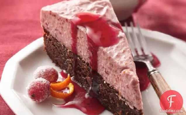Cranberry Mousse Torte