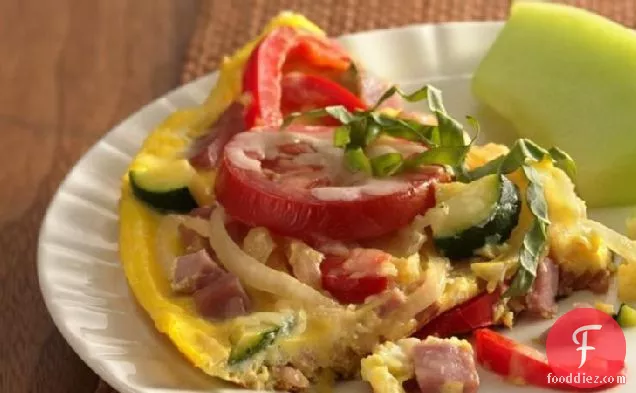 Ham, Vegetable and Cheese Frittata