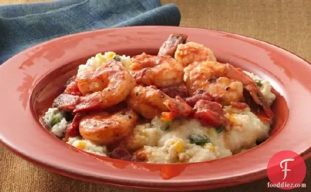 Smoky Shrimp with Creamy Grits