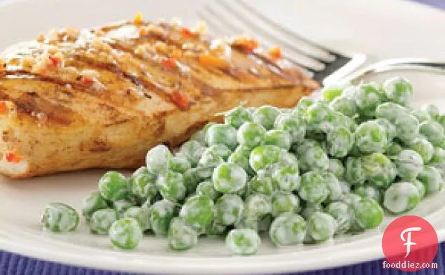 Peas with Dill and Sour Cream