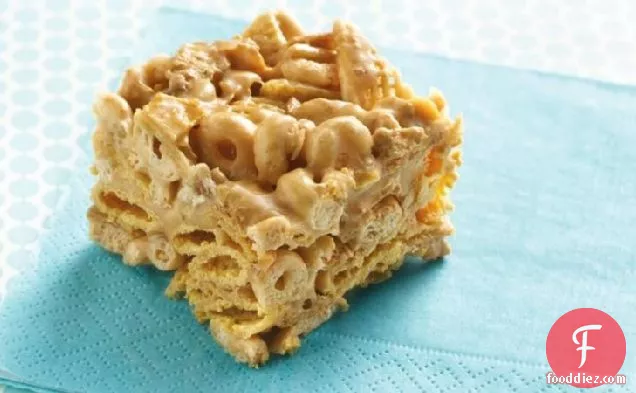 Peanut Butter-Cereal Bars