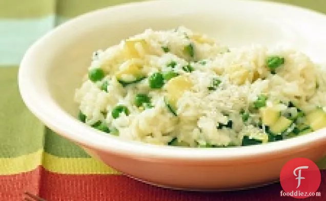 Spring Risotto With Peas And Zucchini