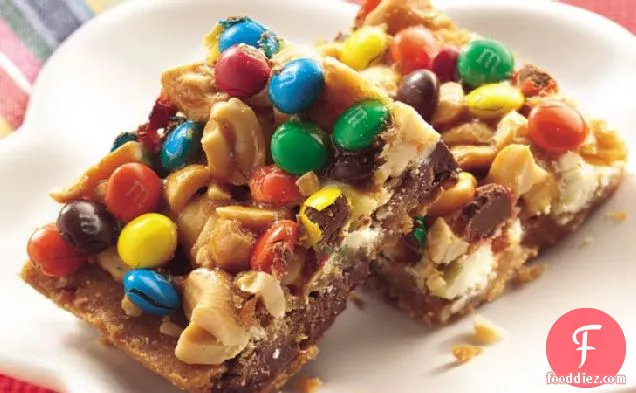 Double-Chocolate Candy Cashew Bars
