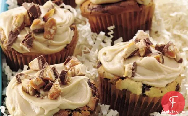 Snickers™ Chocolate Cupcakes