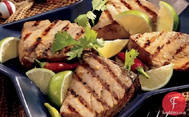 Grilled Ginger-Lime Tuna Steaks