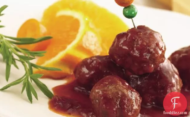 Easy Slow-Cooker Cranberry Barbecue Meatballs