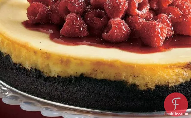 White Chocolate-Raspberry Cheesecake
