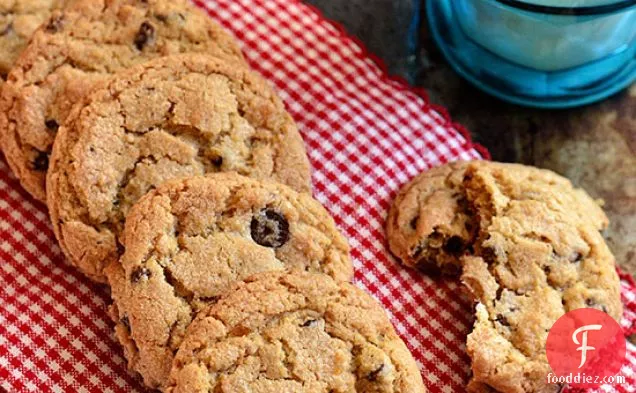 Candied Bacon & Bourbon Chocolate Chip Cookies
