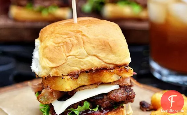 Aloha BBQ Sliders | burger