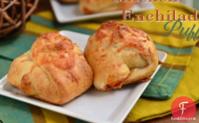 Chicken Enchilada Puffs
