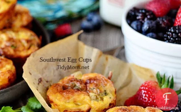 Southwest Baked Egg Breakfast Cups