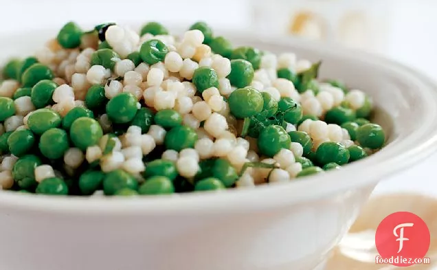 Israeli Couscous with Peas and Mint