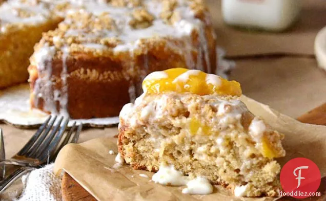 Peaches and Cream Coffee Cake