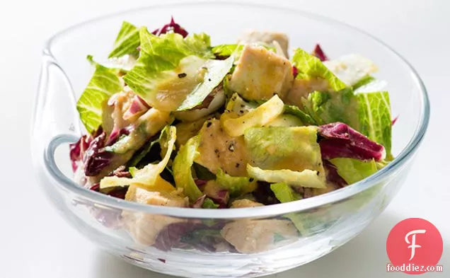 Chicken Salad with Roasted Root Vegetable Vinaigrette