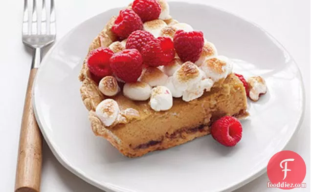 Peanut Butter-Berry Pie