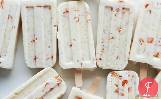 Apricot Rice Pudding Pops