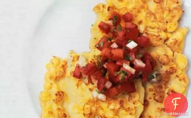Corn Fritters with Salsa