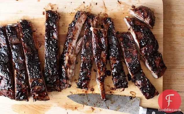 Sweet-and-Sour Balsamic-Glazed Spareribs