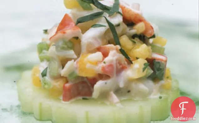 Lobster Salad Canapes