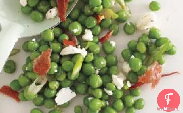Pea, Feta, And Crispy Prosciutto Salad Recipe