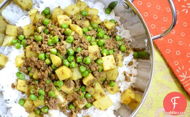 Curry Beef With Peas