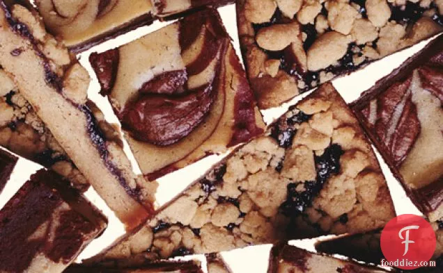 Peanut Butter and Chocolate Cheesecake Brownies
