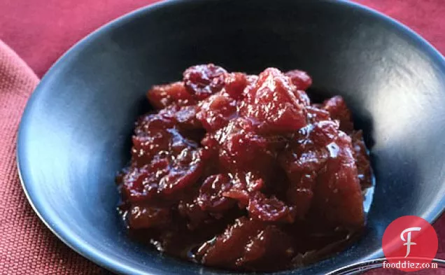 Cranberry, Pear, and Ginger Chutney