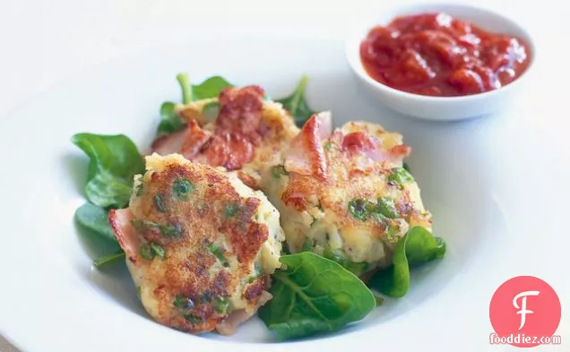 Pea And Ham Fritters