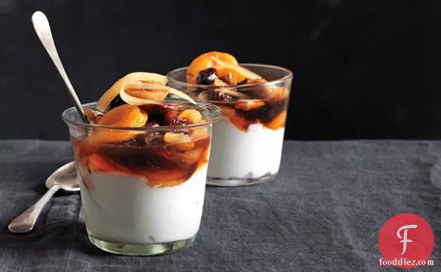 Dried Fruit Compote with Ginger Syrup