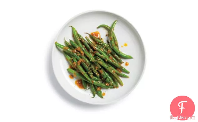 Green Beans with Miso Butter