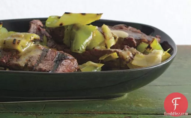 Grilled Steak and Peppers Vinaigrette