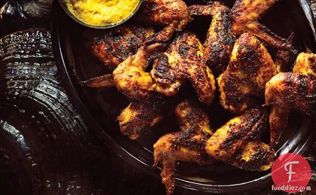 Grilled Turmeric and Lemongrass Chicken Wings