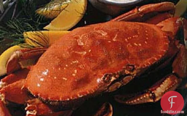 Cracked Crab with Caviar Dipping Sauce