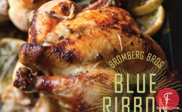 नींबू और ऋषि के साथ हर्ब-भुना हुआ चिकन